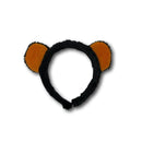 Bearizona Black Bear Ears Plush Headband