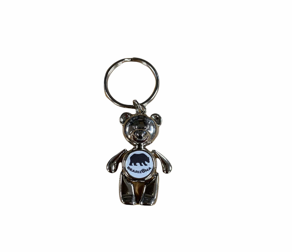 Louisville Mississippi Souvenir Metal Bear Keychain
