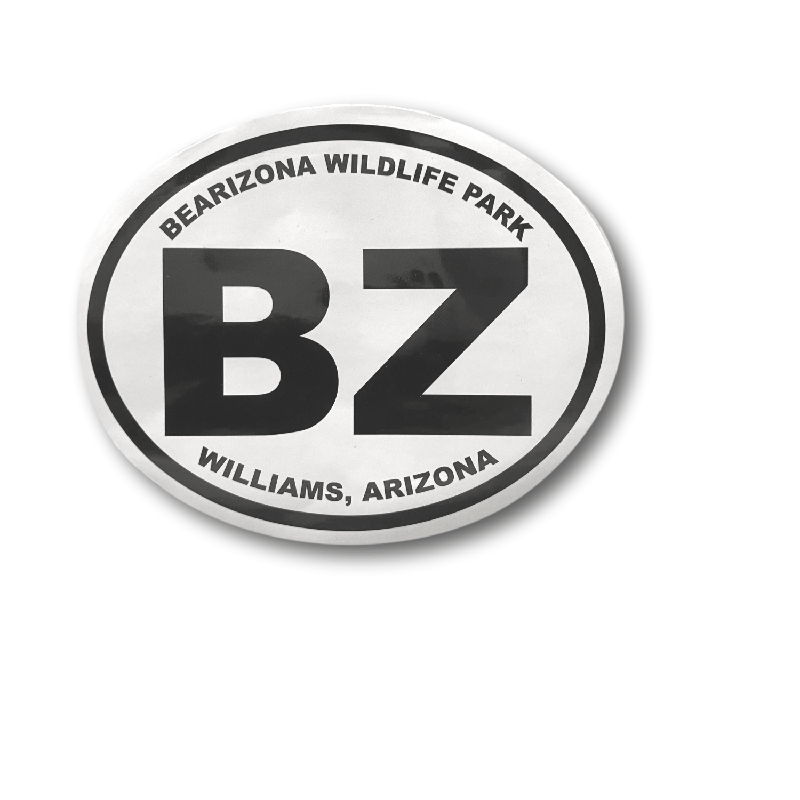 Bearizona Bearizona Oval Letter Sticker
