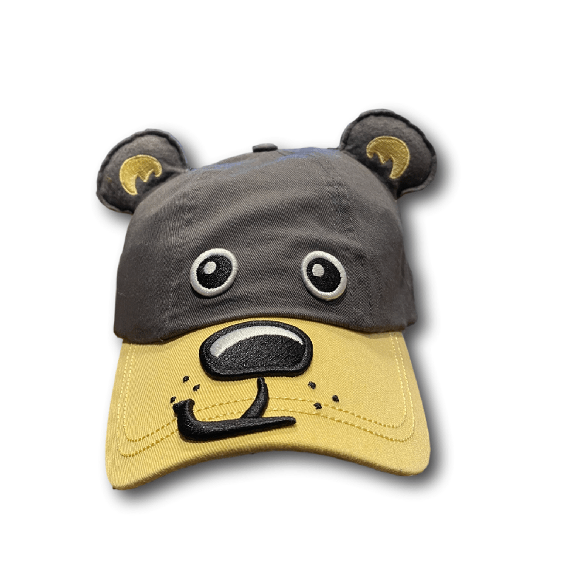 Bearizona 3D Black Bear Face Youth Hat