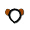 Bearizona Black Bear Ears Plush Headband