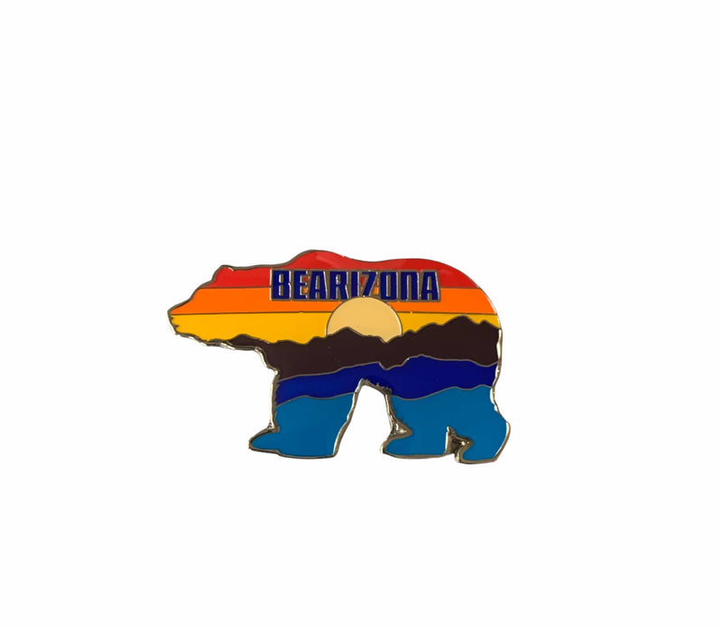 Bearizona Metal Sunset Bear Magnet
