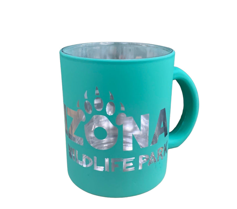 Bearizona See Thru Turquoise Mug